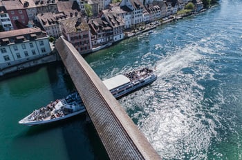 Brückendurchfahrt Diessenhofen